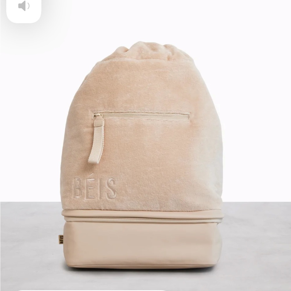 Beis Terry Backpack Cooler- NWT